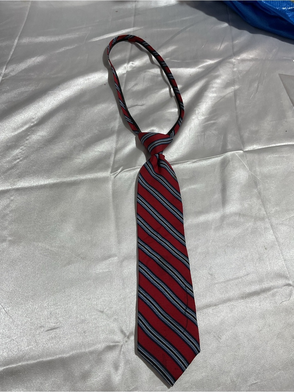 Classic Red Diagonal Stripe Men's Tie